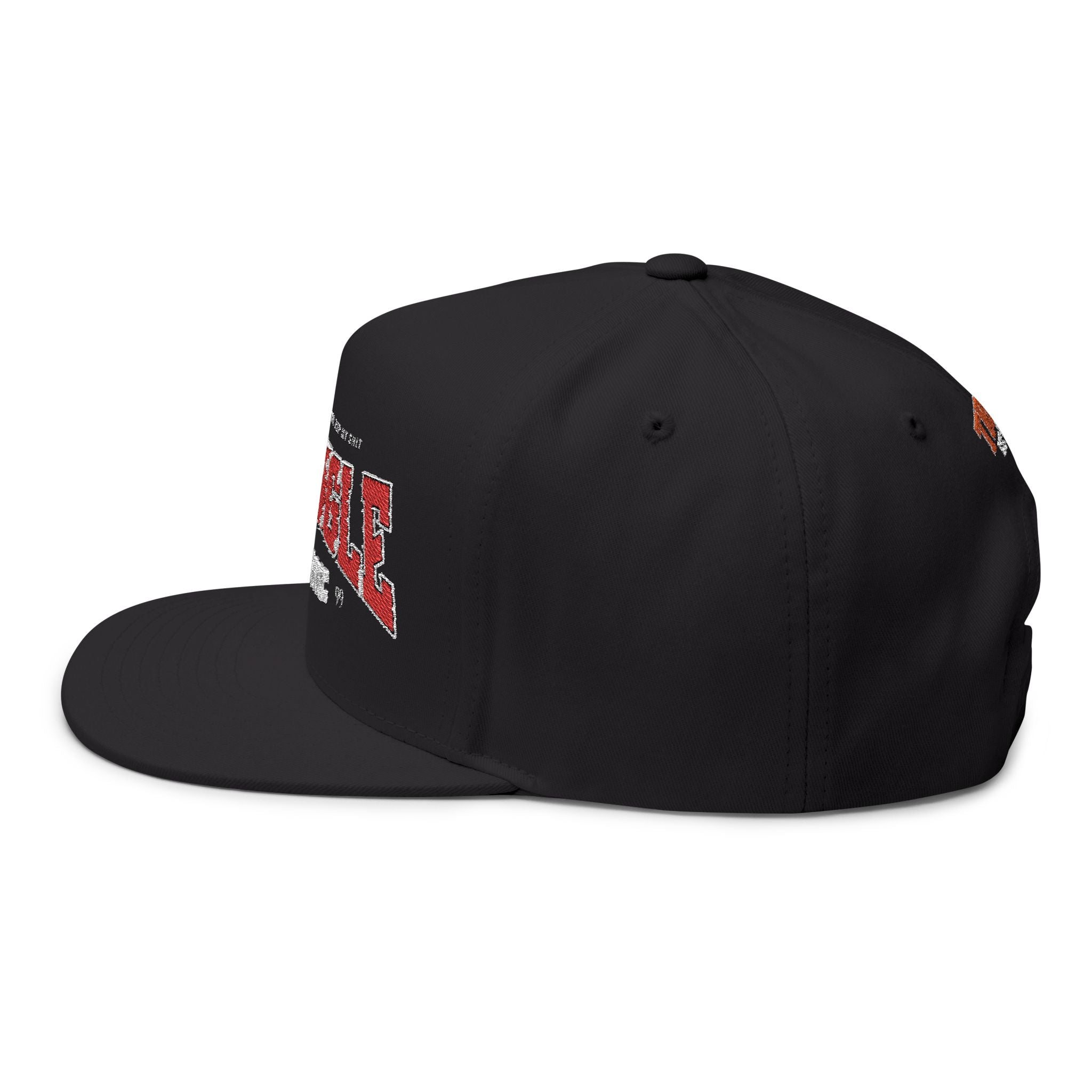 Triangle Riders Embroidered Flat Bill Cap