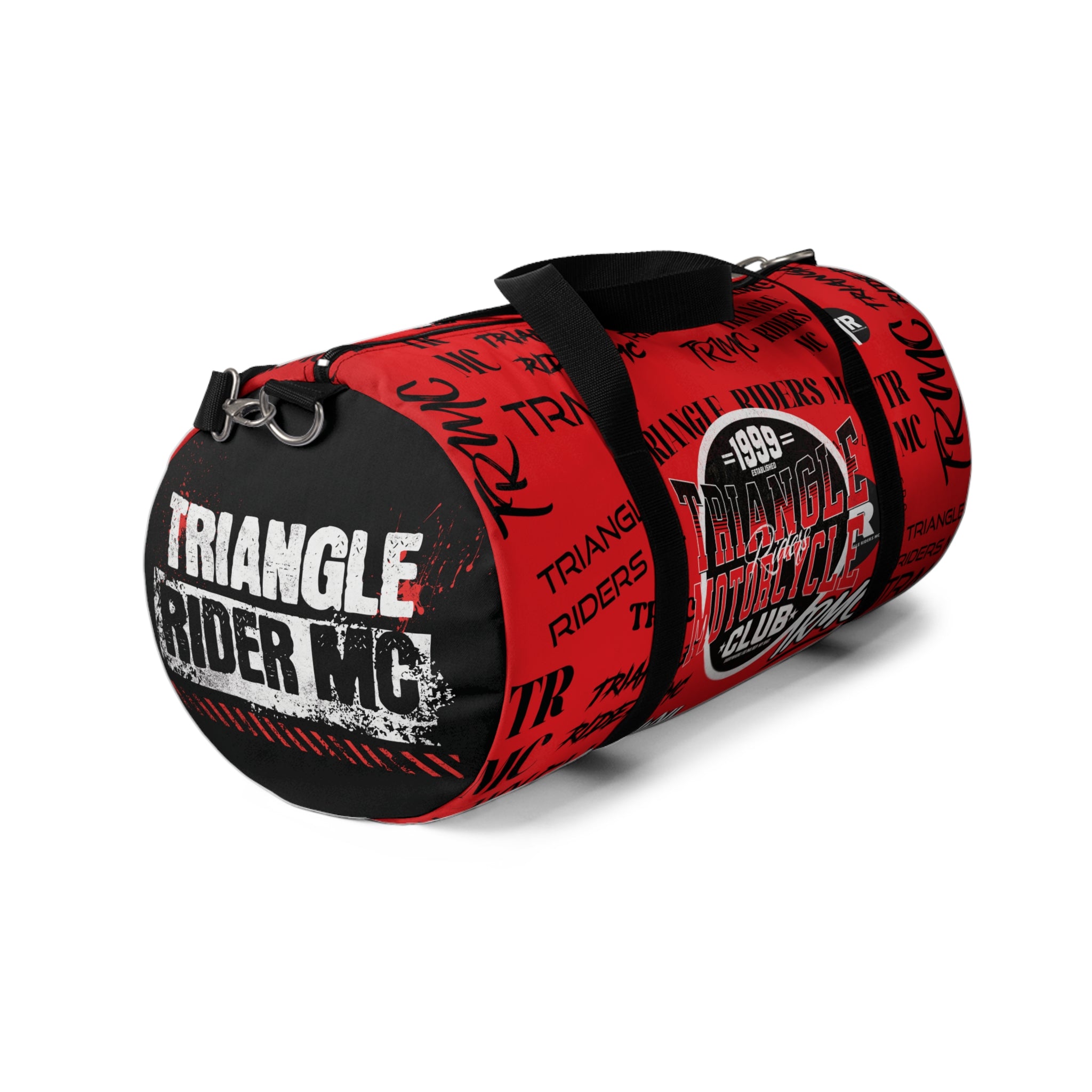 Triangle Riders Motorcycle Club Duffel Bag, Travel Gear, Gym Bag, Sports Equipment, Weekend Getaway, Biker Accessories