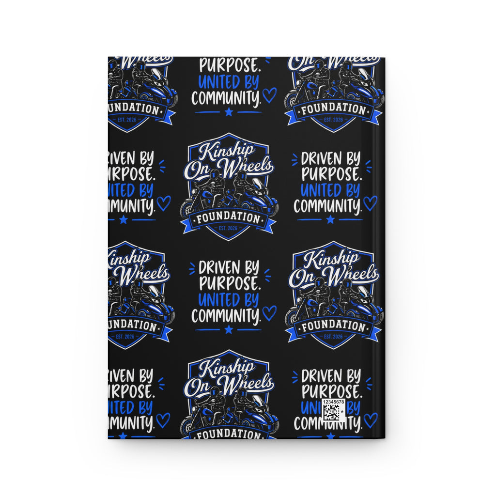 Kinship On Wheels Foundation Hardcover Journal — Driven by Purpose, United by Community