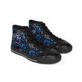 Kinship On Wheels Blue Rose High-Top Sneakers — Men's Classic Canvas Shoes