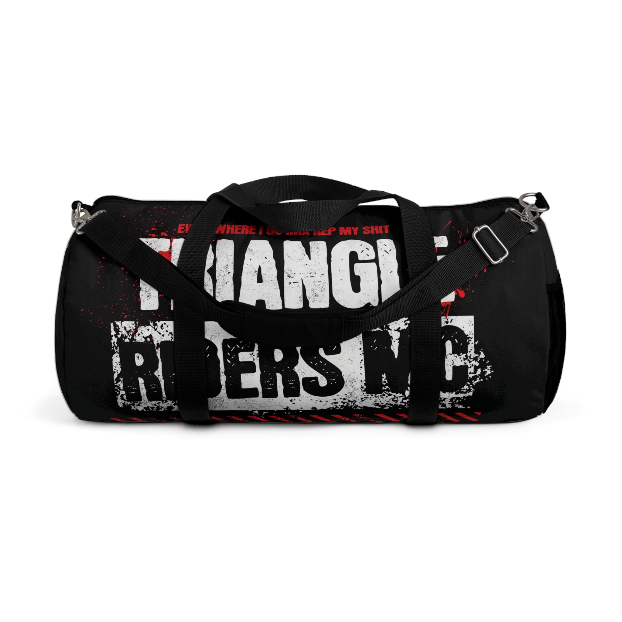 Triangle Riders MC Duffel Bag – Perfect for Travel, Gym, or Sports Events, Vintage Style, Stylish and Functional Companion