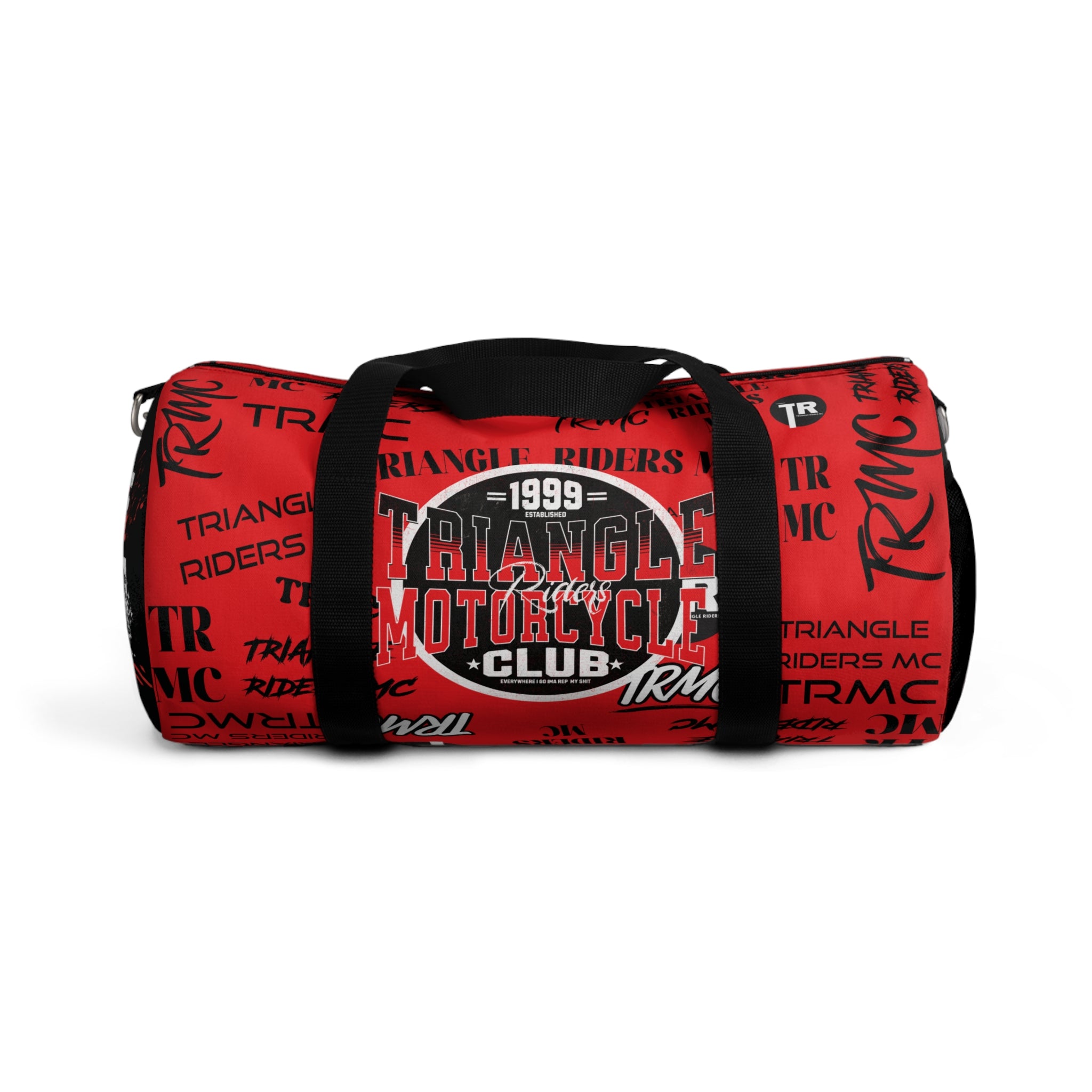 Triangle Riders Motorcycle Club Duffel Bag, Travel Gear, Gym Bag, Sports Equipment, Weekend Getaway, Biker Accessories
