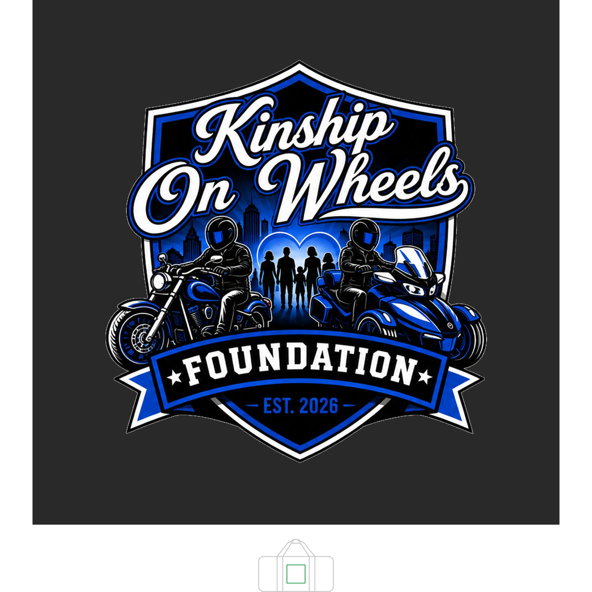 Duffel Bag — 'Kinship On Wheels'