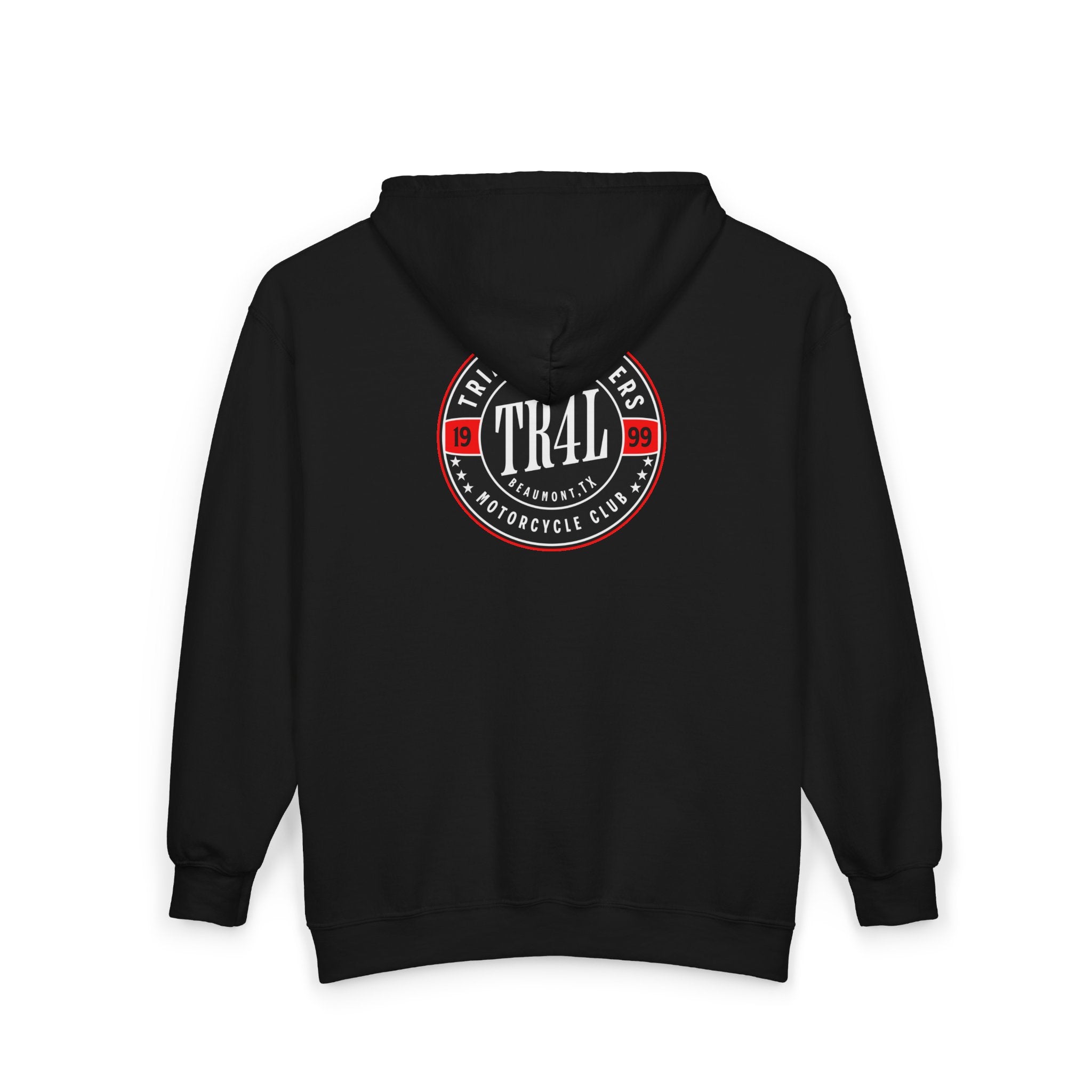 Motorcycle Club Hoodie, Unisex Zip Sweatshirt for Bikers, Vintage Motorcycle Apparel, Great for Rides, Gifts for Bike Enthusiasts