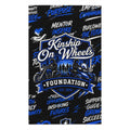 Kinship On Wheels Foundation Rally Towel – 11x18 Motorcycle Charity Supporter Design