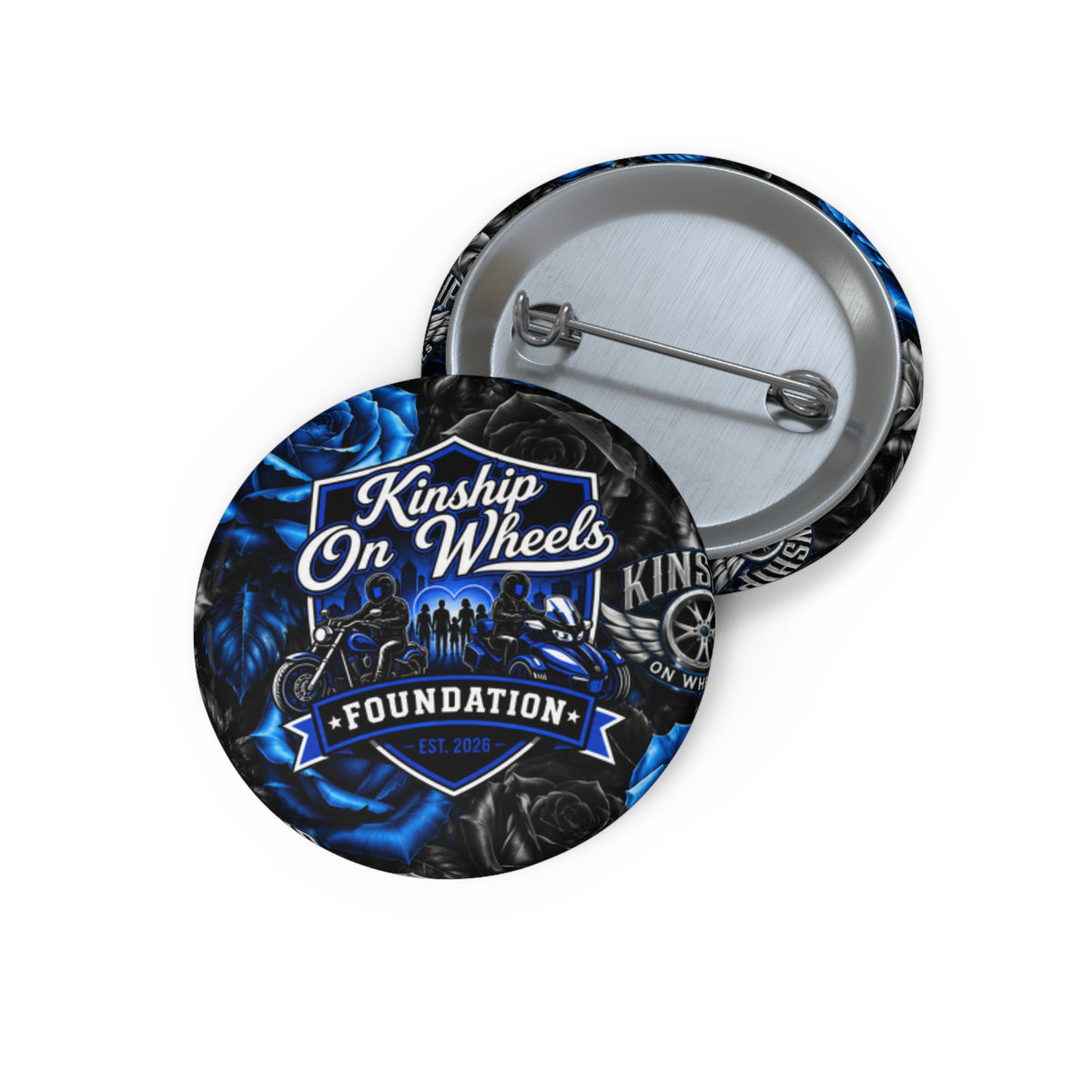“Kinship On Wheels Foundation” Pin