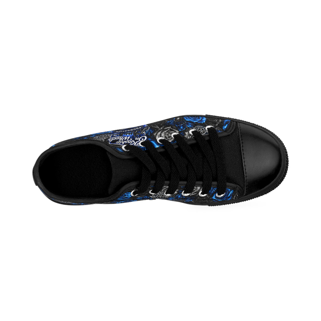 Kinship Men's Rose-Pattern Sneakers