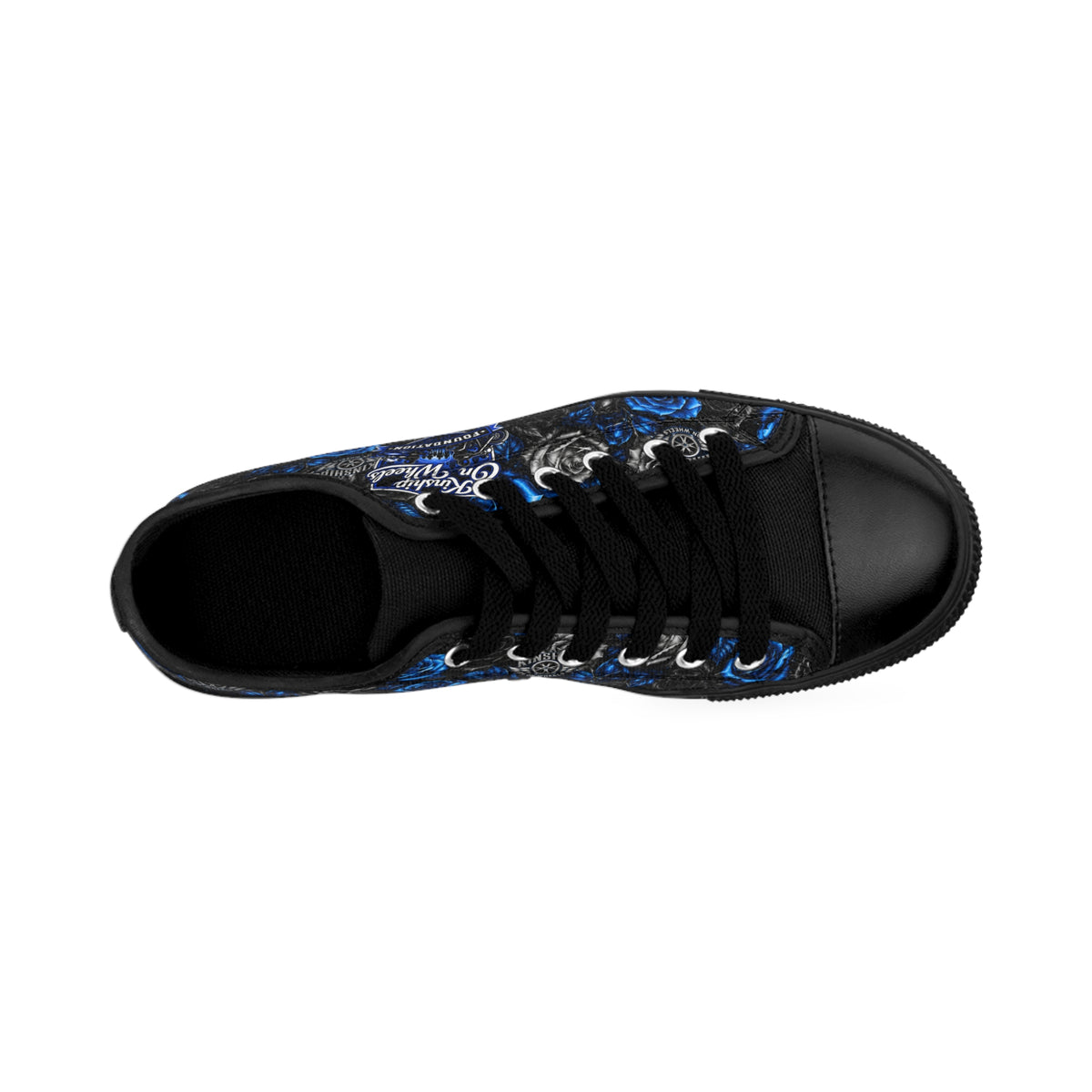Kinship Men's Rose-Pattern Sneakers