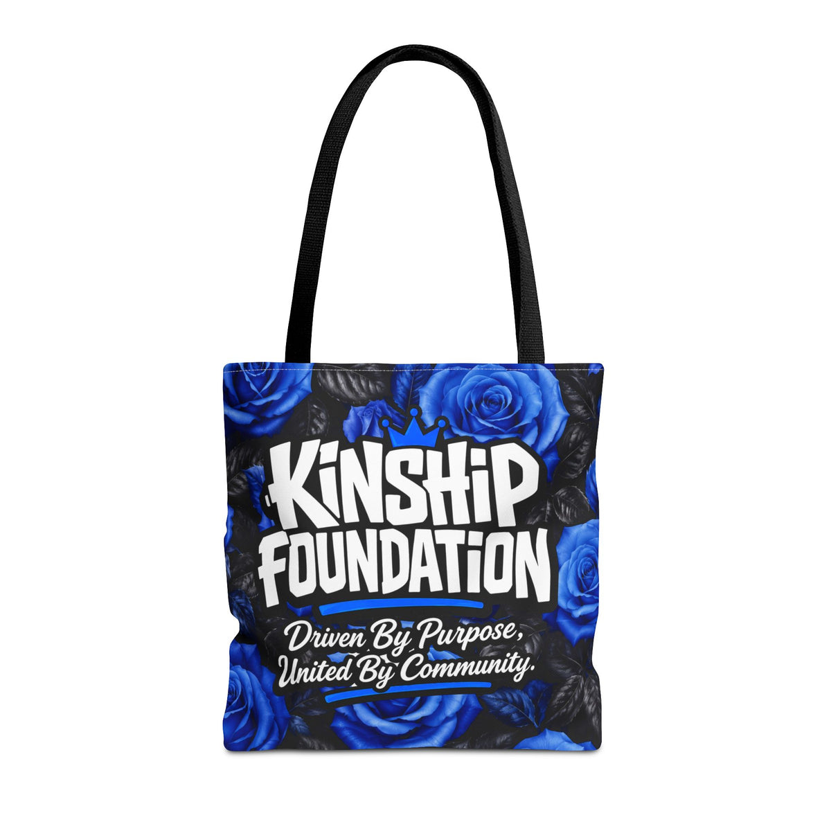 Kinship Foundation Tote Bag — Blue Rose Community Charity Tote
